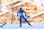 19.12.2021, xkvx, Biathlon IBU World Cup Le Grand Bornand, Mass Start Men, v.l. Antonin Guigonnat (France) in aktion / in action competes