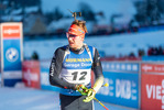 19.12.2021, xkvx, Biathlon IBU World Cup Le Grand Bornand, Mass Start Men, v.l. Johannes Kuehn (Germany) im Ziel / in the finish
