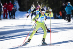 19.12.2021, xsoex, Biathlon Alpencup Pokljuka, Sprint Women, v.l. Inga Ducke (Germany)  / 