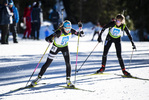19.12.2021, xsoex, Biathlon Alpencup Pokljuka, Sprint Women, v.l. Rosaly Stollberger (Austria), Yara Richter (Germany)  / 