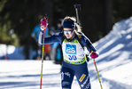 19.12.2021, xsoex, Biathlon Alpencup Pokljuka, Sprint Women, v.l. Vanessa Kern (Germany)  / 
