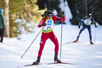 19.12.2021, xsoex, Biathlon Alpencup Pokljuka, Sprint Men, v.l. Loris Maier  (Switzerland)  / 