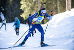 19.12.2021, xsoex, Biathlon Alpencup Pokljuka, Sprint Men, v.l. Noah Schuettler  (Germany)  / 