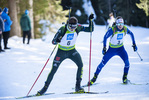 19.12.2021, xsoex, Biathlon Alpencup Pokljuka, Sprint Men, v.l. Paul Guenter  (Germany), Erik Roller  (Germany)  / 