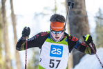 19.12.2021, xsoex, Biathlon Alpencup Pokljuka, Sprint Men, v.l. Jonah Simon  (Germany)  / 