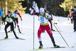 19.12.2021, xsoex, Biathlon Alpencup Pokljuka, Sprint Men, v.l. Lukas Haslinger  (Austria)  / 