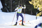 19.12.2021, xsoex, Biathlon Alpencup Pokljuka, Sprint Men, v.l. Matija Plesko  (Slovenia)  / 