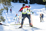 19.12.2021, xsoex, Biathlon Alpencup Pokljuka, Sprint Men, v.l. Ole-Einar Saure  (Germany), Luka Milavec  (Slovenia)  / 