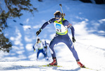 19.12.2021, xsoex, Biathlon Alpencup Pokljuka, Sprint Men, v.l. Groselj Ruj Simic  (Slovenia)  / 