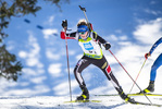 19.12.2021, xsoex, Biathlon Alpencup Pokljuka, Sprint Men, v.l. Magnus Steiner  (Austria)  / 