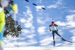 19.12.2021, xsoex, Biathlon Alpencup Pokljuka, Sprint Men, v.l. Wyn Kirchhoefer  (Germany)  / 