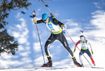 19.12.2021, xsoex, Biathlon Alpencup Pokljuka, Sprint Men, v.l. Jannis Dold  (Germany)  / 