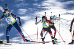 19.12.2021, xsoex, Biathlon Alpencup Pokljuka, Sprint Men, v.l. Max Gerbl  (Austria)  / 