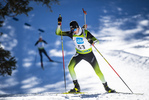 19.12.2021, xsoex, Biathlon Alpencup Pokljuka, Sprint Men, v.l. Gasper Pekovec  (Slovenia)  / 