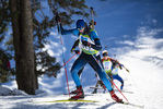 19.12.2021, xsoex, Biathlon Alpencup Pokljuka, Sprint Men, v.l. Nino Rozman  (Slovenia)  / 