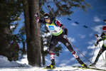 19.12.2021, xsoex, Biathlon Alpencup Pokljuka, Sprint Men, v.l. Benedikt Foidl  (Austria)  / 