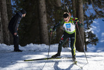 19.12.2021, xsoex, Biathlon Alpencup Pokljuka, Sprint Men, v.l. Felix Messerschmidt  (Germany)  / 