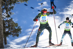 19.12.2021, xsoex, Biathlon Alpencup Pokljuka, Sprint Men, v.l. Domenic Endler  (Germany)  / 