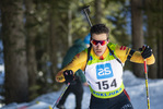 19.12.2021, xsoex, Biathlon Alpencup Pokljuka, Sprint Men, v.l. Florian Hollandt (Germany)  / 