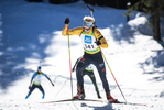 19.12.2021, xsoex, Biathlon Alpencup Pokljuka, Sprint Men, v.l. Raphael Lankes  (Germany)  / 