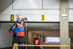 04.01.2022, xkvx, Biathlon IBU World Cup Oberhof, Training Women and Men, v.l. Johannes Thingnes Boe (Norway) schaut / looks on