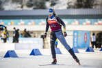 06.01.2022, xkvx, Biathlon IBU World Cup Oberhof, Training Women and Men, v.l. Vanessa Hinz (Germany) in aktion / in action competes