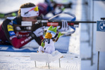 06.01.2022, xkvx, Biathlon IBU World Cup Oberhof, Training Women and Men, v.l. Feature Maskottchen Flocke / mascot