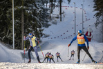 06.01.2022, xkvx, Biathlon IBU World Cup Oberhof, Training Women and Men, v.l. Vanessa Hinz (Germany), Ski Technician Sebastian Hopf (Germany) in aktion / in action competes
