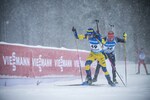07.01.2022, xkvx, Biathlon IBU World Cup Oberhof, Sprint Men, v.l. Jesper Nelin (Sweden) in aktion / in action competes