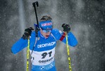07.01.2022, xkvx, Biathlon IBU World Cup Oberhof, Sprint Men, v.l. Didier Bionaz (Italy) in aktion / in action competes