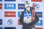 07.01.2022, xkvx, Biathlon IBU World Cup Oberhof, Sprint Men, v.l. Sturla Holm Laegreid (Norway) bei der Siegerehrung / at the medal ceremony