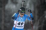 07.01.2022, xkvx, Biathlon IBU World Cup Oberhof, Sprint Women, v.l. Anais Bescond (France) in aktion / in action competes