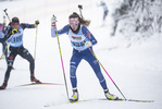 07.01.2022, xsoex, Biathlon Deutschlandpokal Notschrei, Sprint Women, v.l. Sabrina Braun (Germany), Iva Moric (Germany)  / 