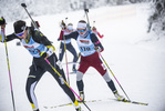 07.01.2022, xsoex, Biathlon Deutschlandpokal Notschrei, Sprint Women, v.l. Maike Steck (Germany), Marisa Emonts (Germany)  / 