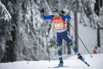 08.01.2022, xkvx, Biathlon IBU World Cup Oberhof, Mixed Relay, v.l. Anton Smolski (Belarus) in aktion / in action competes