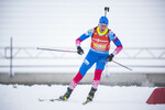 08.01.2022, xkvx, Biathlon IBU World Cup Oberhof, Mixed Relay, v.l. Irina Kazakevich (Russia) in aktion / in action competes