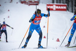 08.01.2022, xkvx, Biathlon IBU World Cup Oberhof, Mixed Relay, v.l. Julia Simon (France) in aktion / in action competes