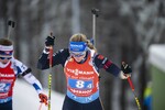08.01.2022, xkvx, Biathlon IBU World Cup Oberhof, Mixed Relay, v.l. Vanessa Hinz (Germany) in aktion / in action competes