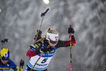 09.01.2022, xkvx, Biathlon IBU World Cup Oberhof, Pursuit Women, v.l. Ingrid Landmark Tandrevold (Norway) in aktion / in action competes