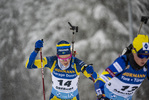 09.01.2022, xkvx, Biathlon IBU World Cup Oberhof, Pursuit Women, v.l. Stina Nilsson (Sweden) in aktion / in action competes