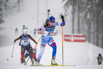 09.01.2022, xkvx, Biathlon IBU World Cup Oberhof, Pursuit Women, v.l. Paulina Fialkova (Slovakia) in aktion / in action competes