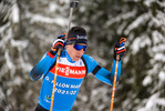 11.01.2022, xkvx, Biathlon IBU World Cup Ruhpolding, Training Women and Men, v.l. Quentin Fillon Maillet (France) in aktion / in action competes
