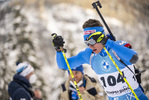 13.01.2022, xkvx, Biathlon IBU World Cup Ruhpolding, Sprint Men, v.l. Didier Bionaz (Italy) in aktion / in action competes
