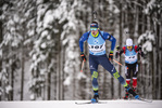 13.01.2022, xkvx, Biathlon IBU World Cup Ruhpolding, Sprint Men, v.l. Maksim Varabei (Belarus) in aktion / in action competes