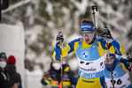 13.01.2022, xkvx, Biathlon IBU World Cup Ruhpolding, Sprint Men, v.l. Oskar Brandt (Sweden) in aktion / in action competes
