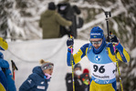 13.01.2022, xkvx, Biathlon IBU World Cup Ruhpolding, Sprint Men, v.l. Malte Stefansson (Sweden) in aktion / in action competes