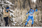 13.01.2022, xkvx, Biathlon IBU World Cup Ruhpolding, Sprint Men, v.l. Didier Bionaz (Italy) in aktion / in action competes
