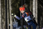 13.01.2022, xsoex, Biathlon IBU Junior Cup Pokljuka, Sprint Women, v.l. Johanna Puff (Germany) in aktion / in action competes
