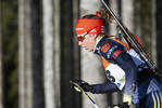 13.01.2022, xsoex, Biathlon IBU Junior Cup Pokljuka, Sprint Women, v.l. Johanna Puff (Germany) in aktion / in action competes
