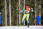 13.01.2022, xsoex, Biathlon IBU Junior Cup Pokljuka, Sprint Men, v.l. Matic Bradesko (Slovenia) in aktion / in action competes